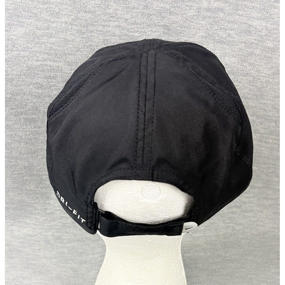 Nike Featherlight Dri-FIT Running Hat Mens Black Lightweight Swoosh - Picture 4 of 9